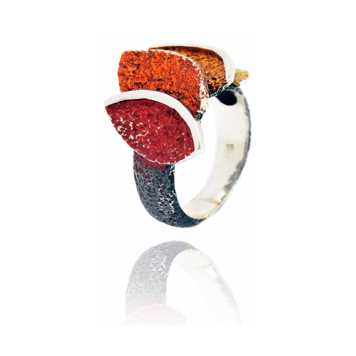 Smile ochre little ring van Arior Barcelona