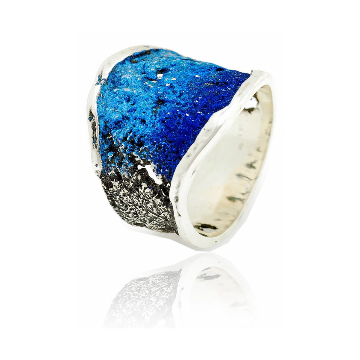 3* electric-blue Intenzza ring van Arior Barcelona