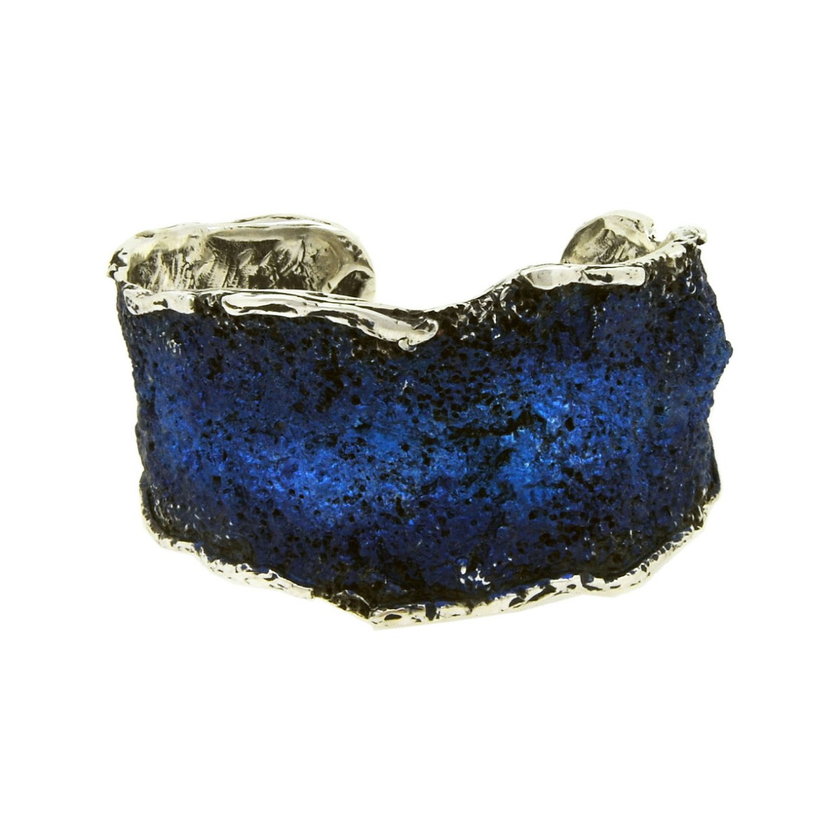 Big electric-blue Intenzza bracelet van Arior Barcelona