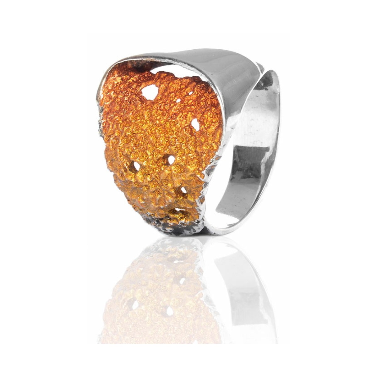 Gala ochre small ring van Arior Barcelona