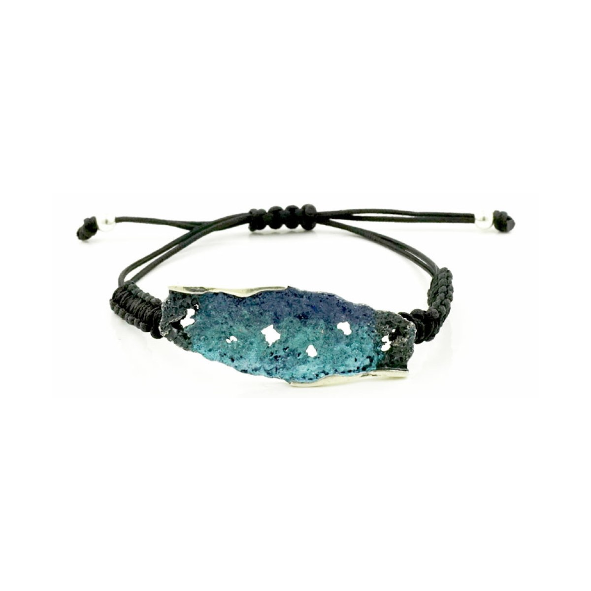 Intenzza formentera macrame blue bracalet van Arior Barcelona
