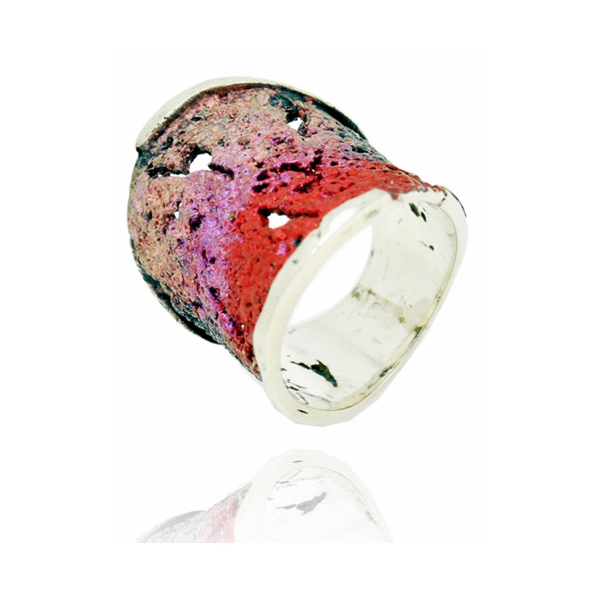5* red Intenzza ring van Arior Barcelona