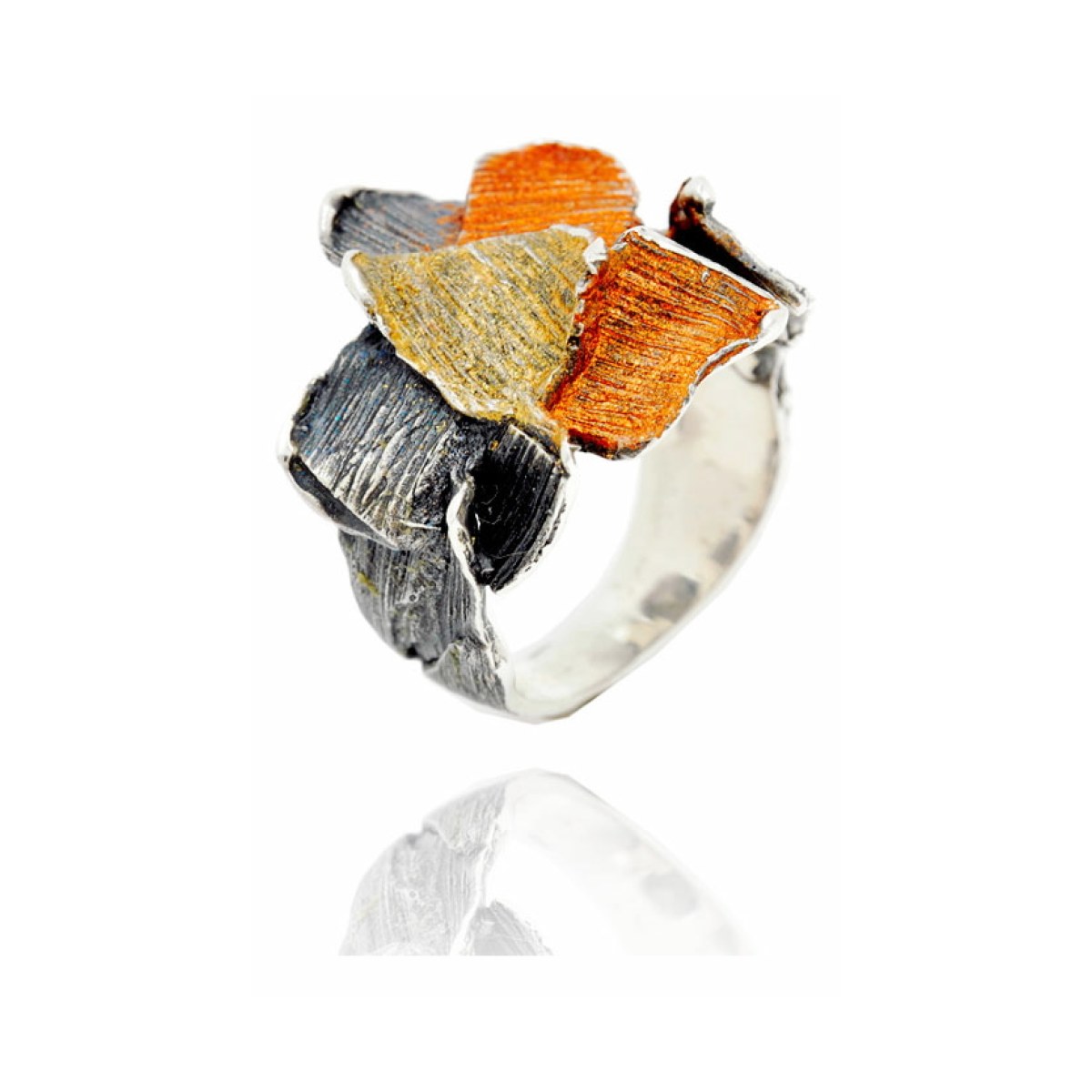 Small ochre Summum ring van Arior Barcelona