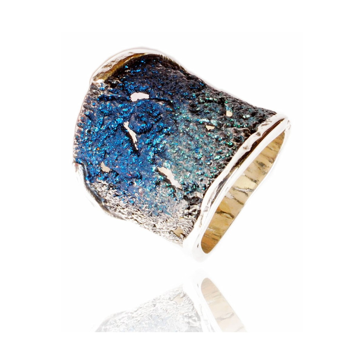 5* Intenzza Anthracite blue ring van Arior Barcelona