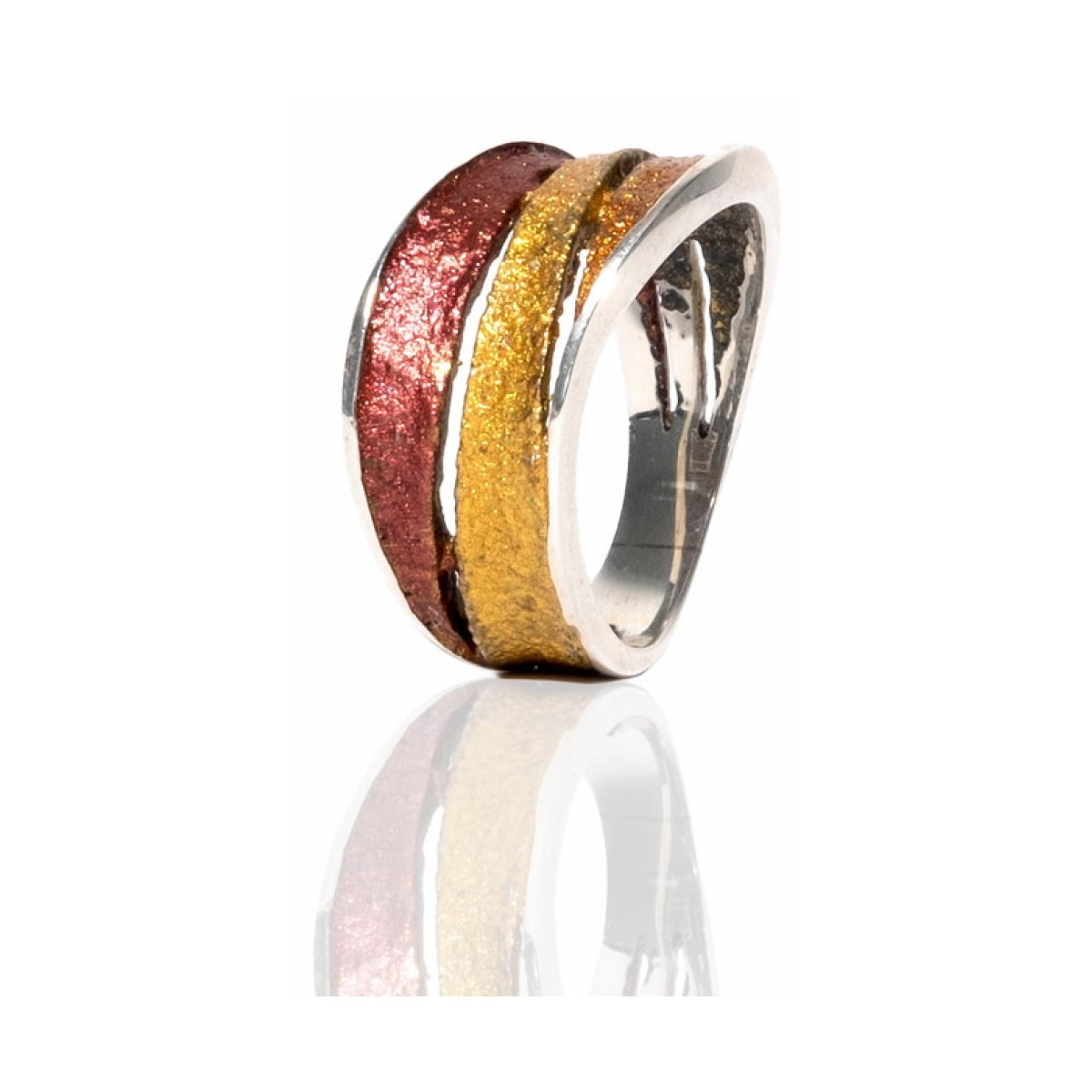 Bori ochre small ring van Arior Barcelona