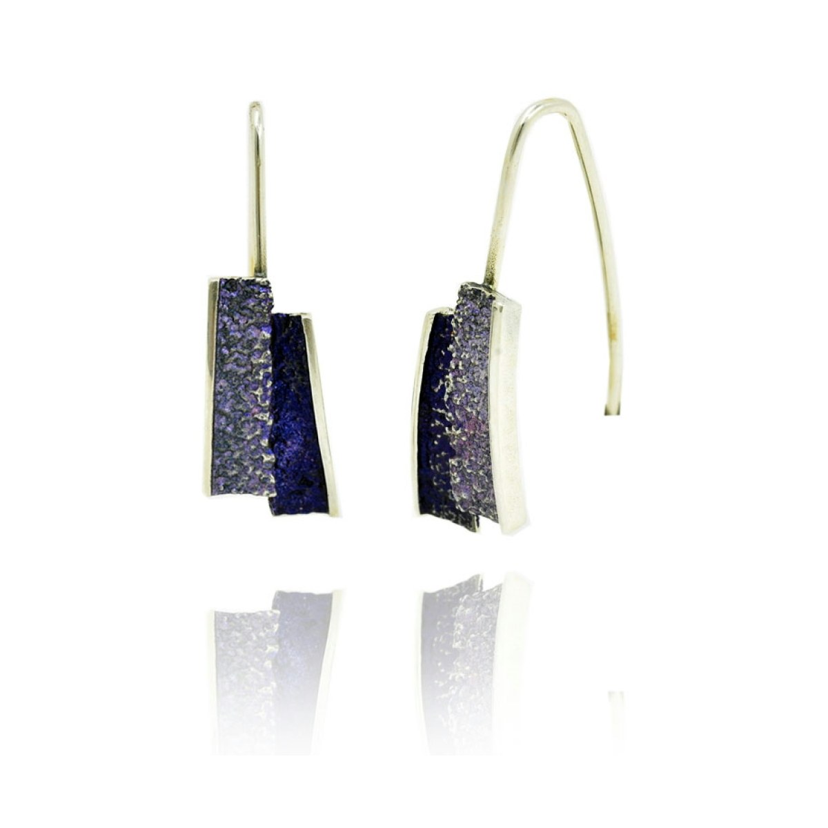 Small Violet Troia Earrings van Arior Barcelona