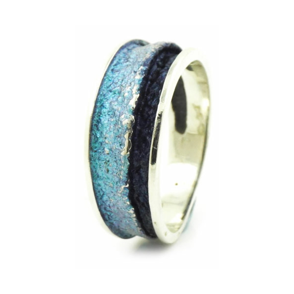 Troia Formentera-blue Small ring van Arior Barcelona