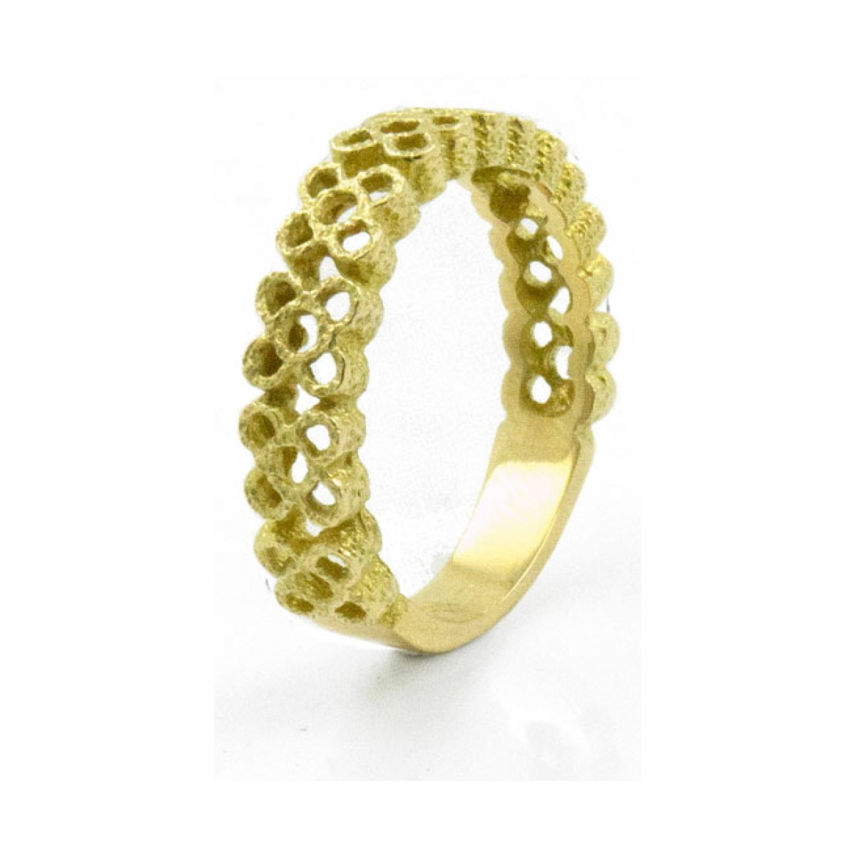 Perforated Gold Ring Panot van Arior Barcelona