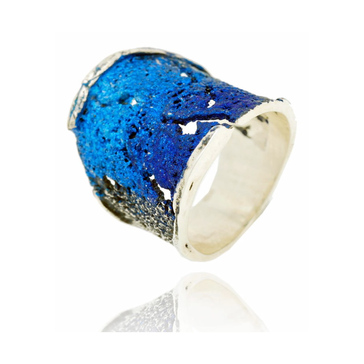 5* electric-blue Intenzza ring van Arior Barcelona
