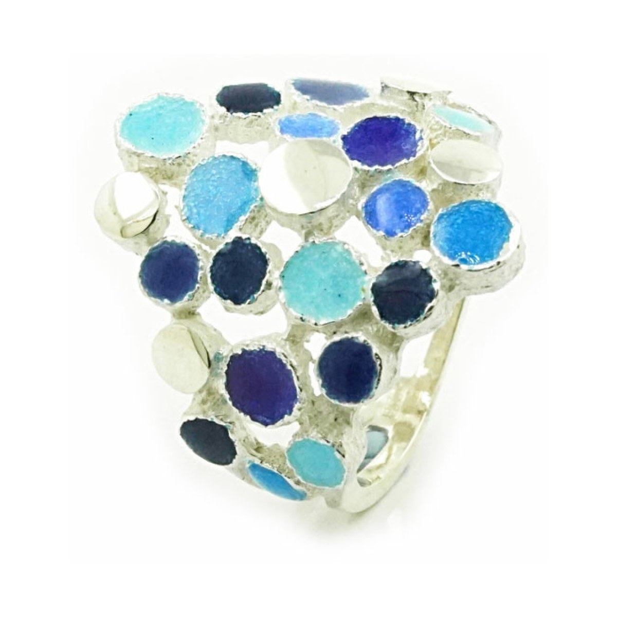 Multicercles blue ring van Arior Barcelona
