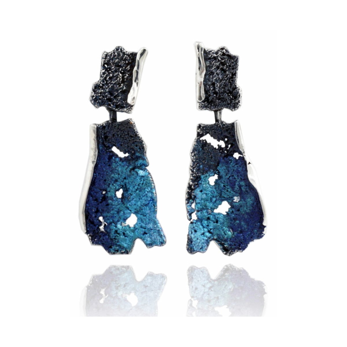 2 pieces Formentera-blue Intenzza earrings van Arior Barcelona