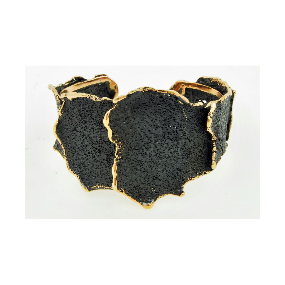 Atlas GoldenBlack bracelet van Arior Barcelona