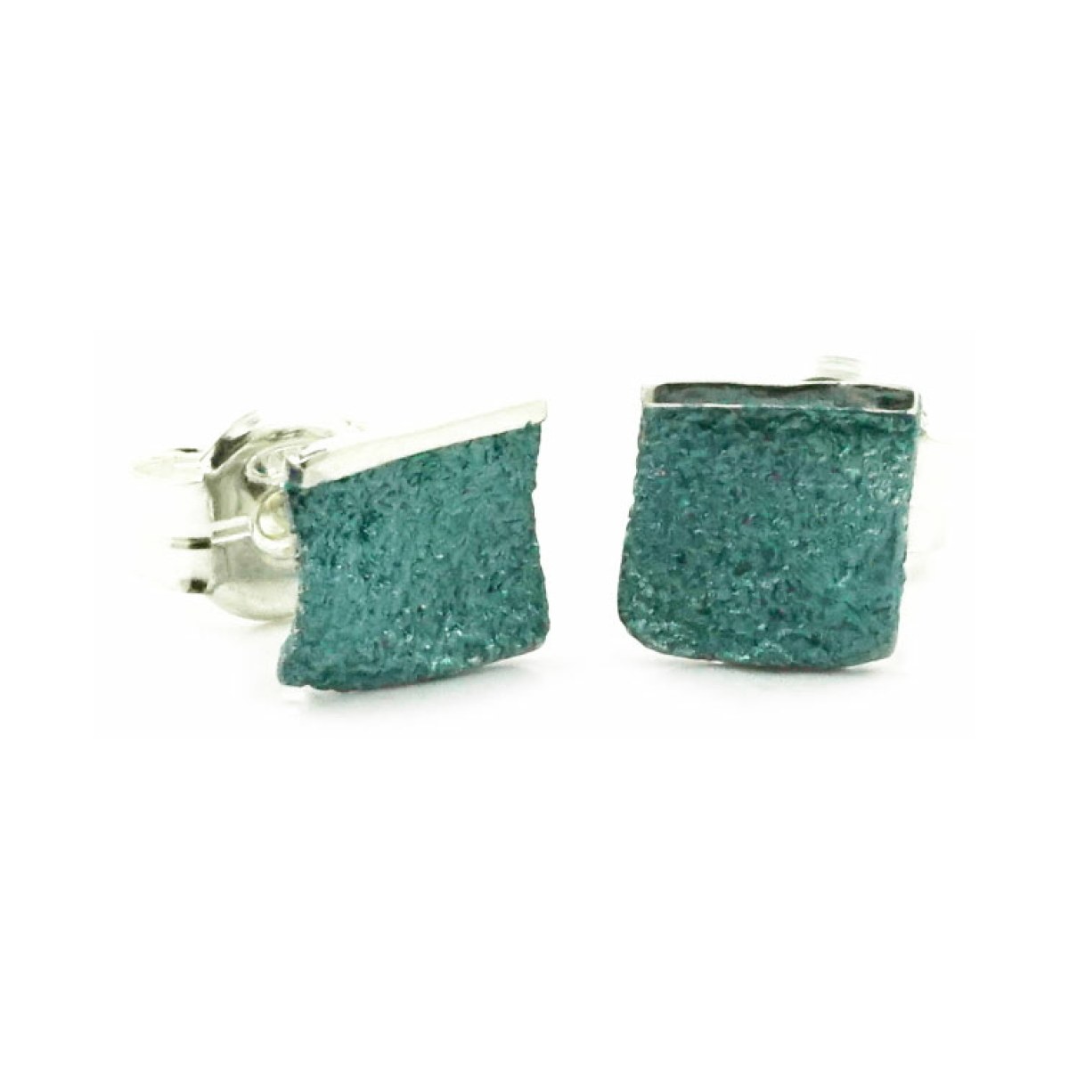 Kiros blue Formentera small earring van Arior Barcelona