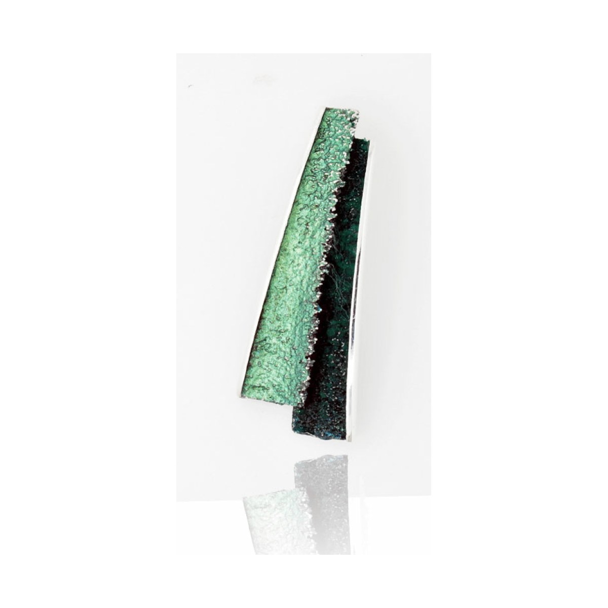 Small emerald-green Troia pendant van Arior Barcelona