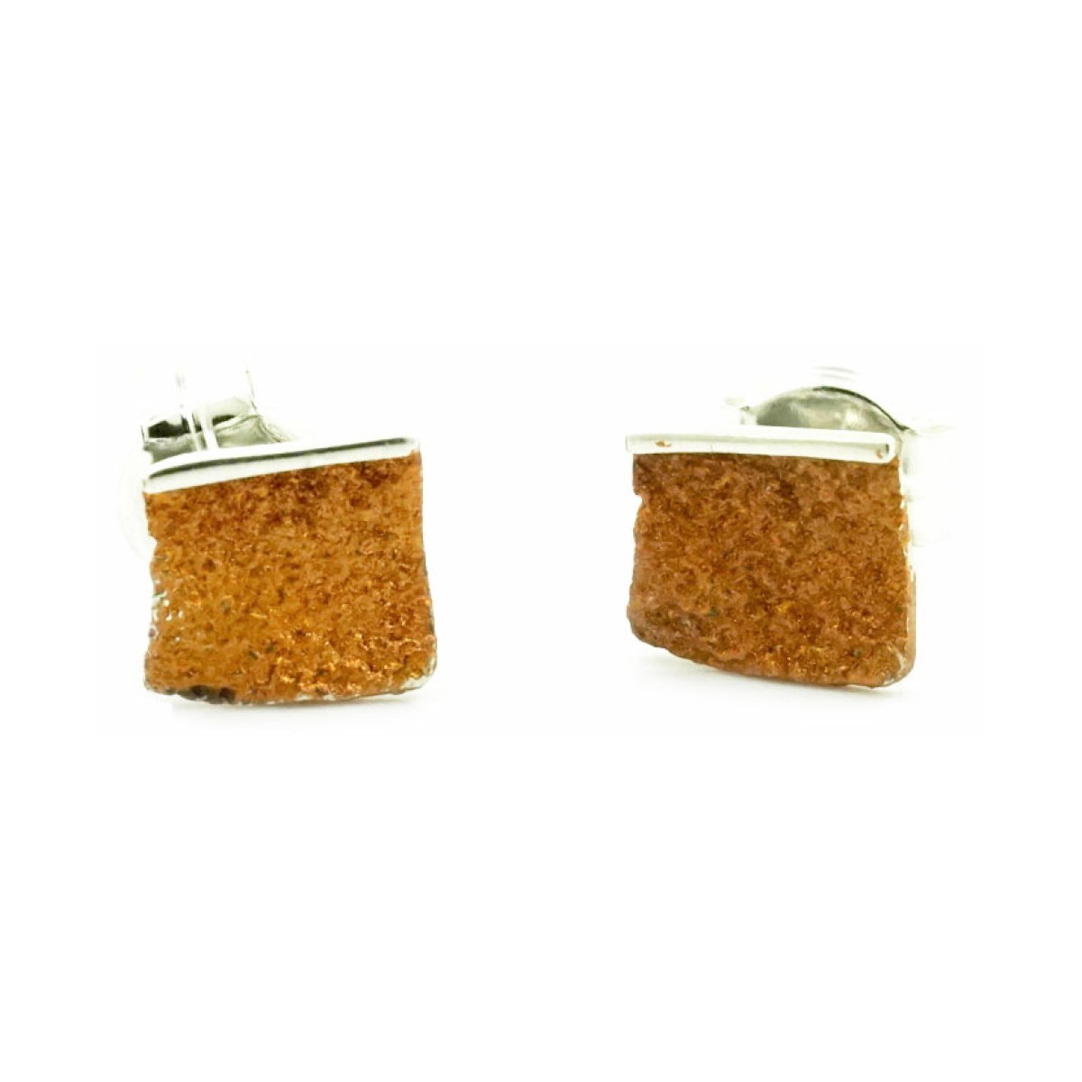 Small orange Kiros earring van Arior Barcelona