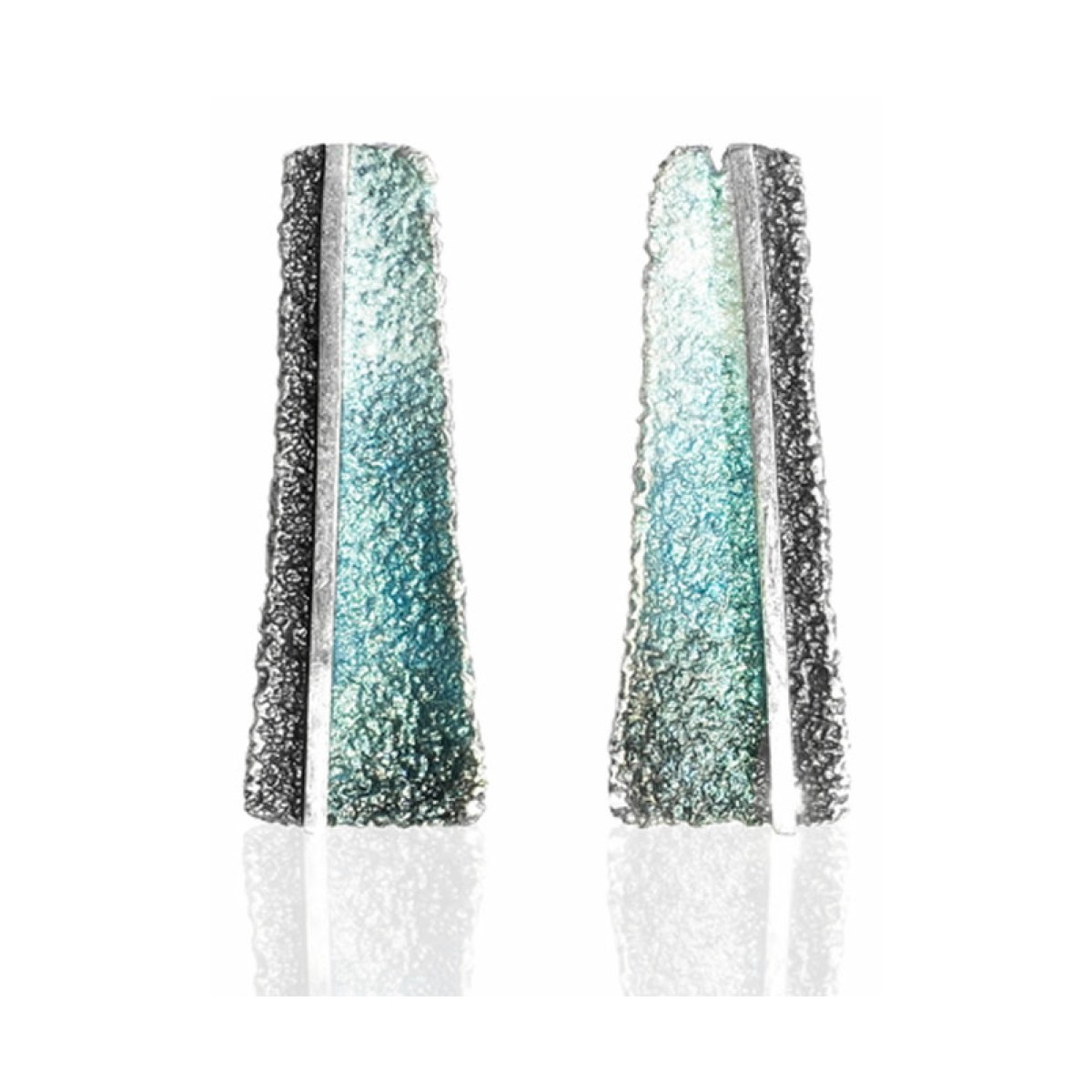 Osha formentera blue big earring van Arior Barcelona