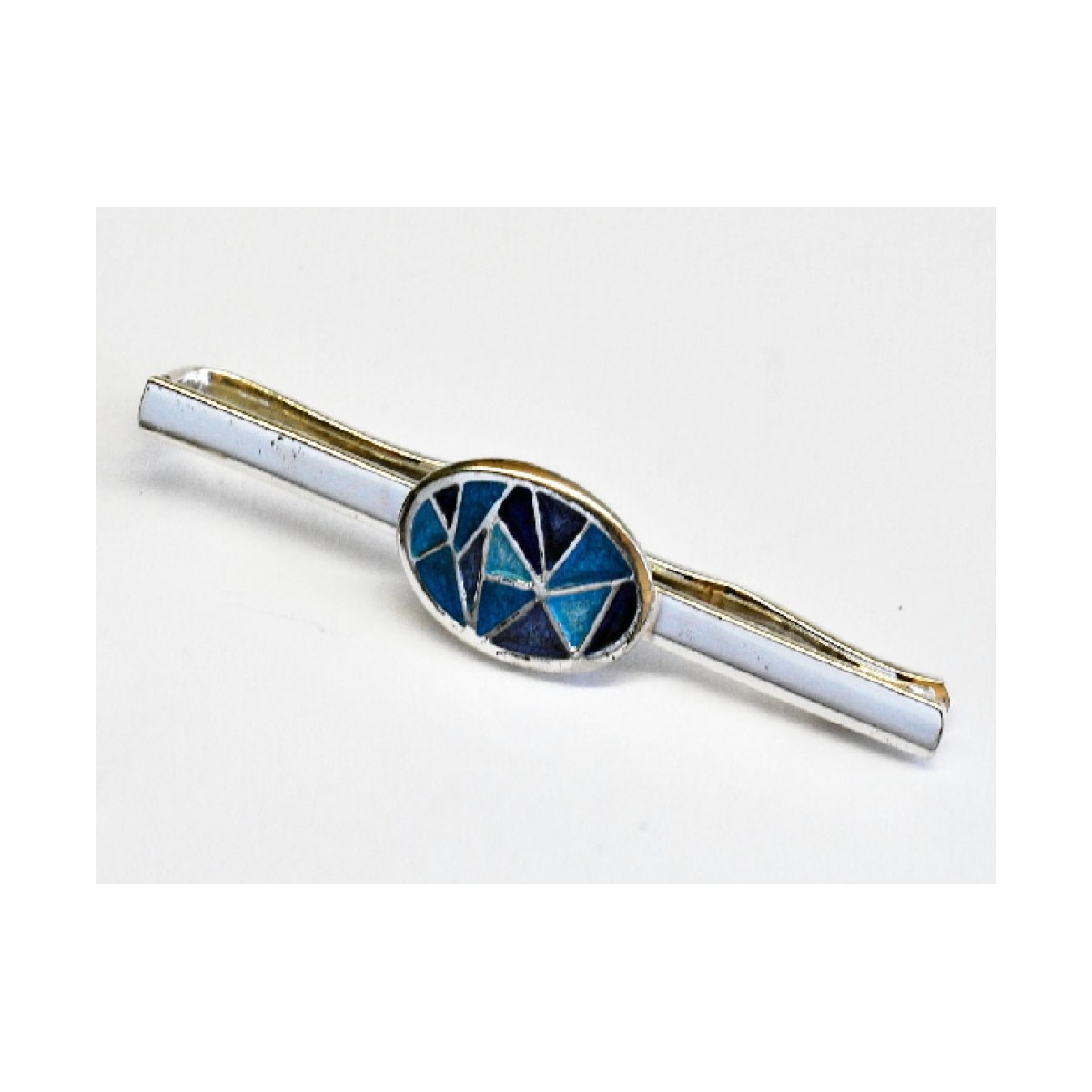 Blue Oval Gaudí Tie Pin van Arior Barcelona