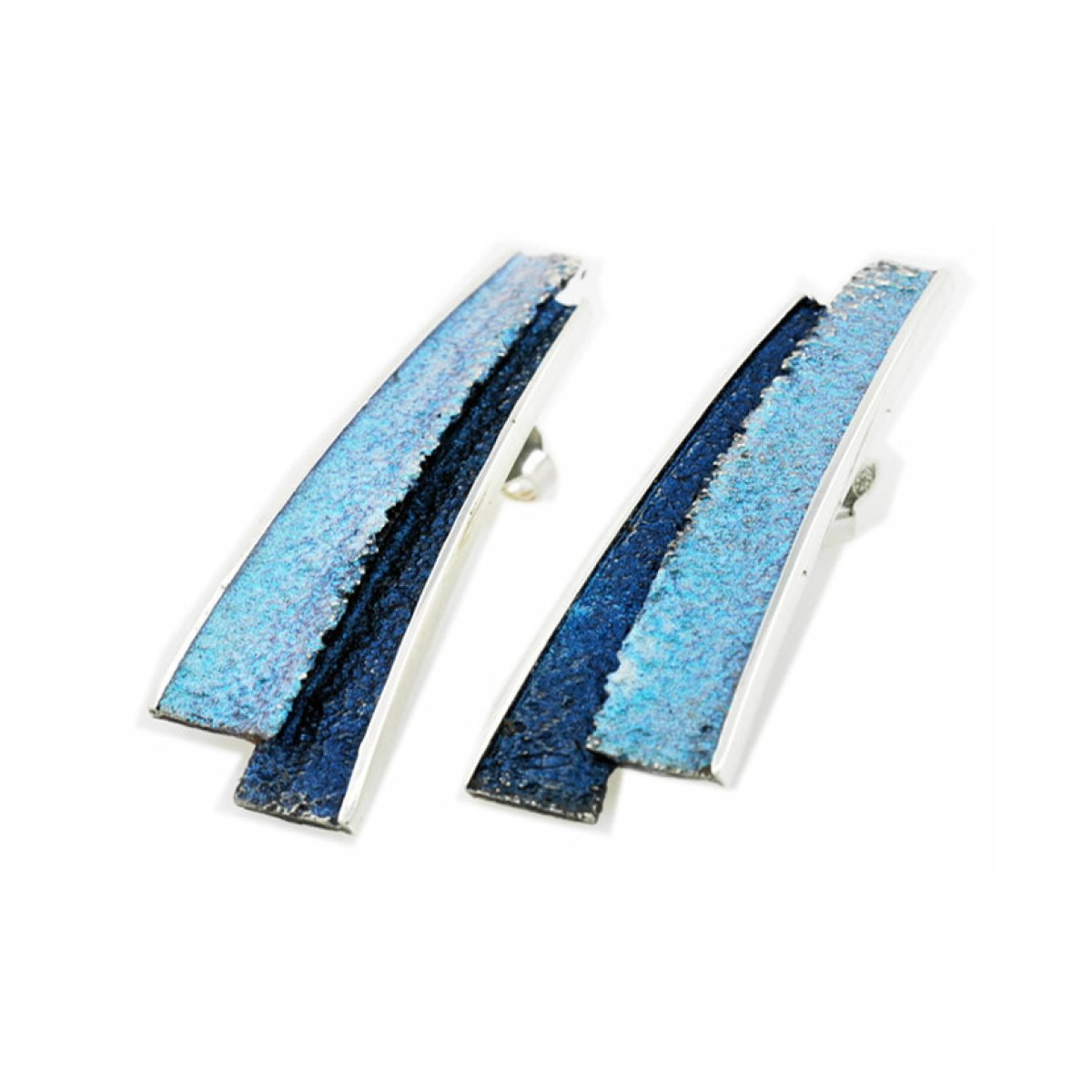 Big Formentera-blue Troia earrings van Arior Barcelona