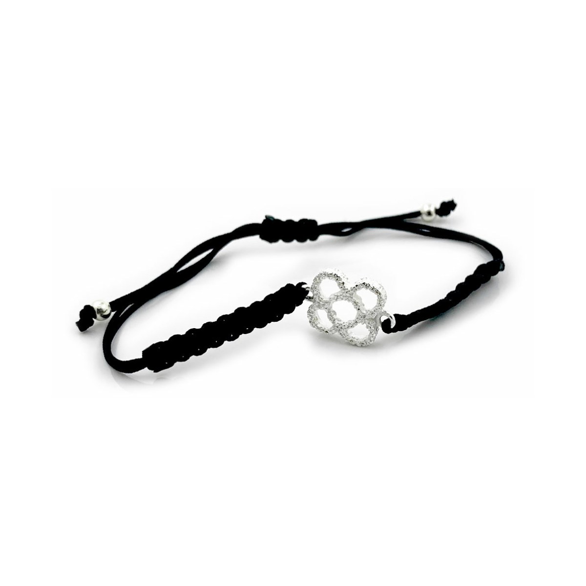 Pulsera Panot calada grande textura macramé van Arior Barcelona