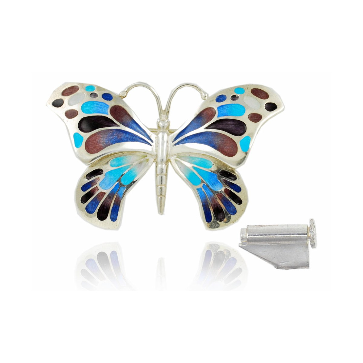 Large Violet-Blue Butterfly Brooch Design 2010 van Arior Barcelona
