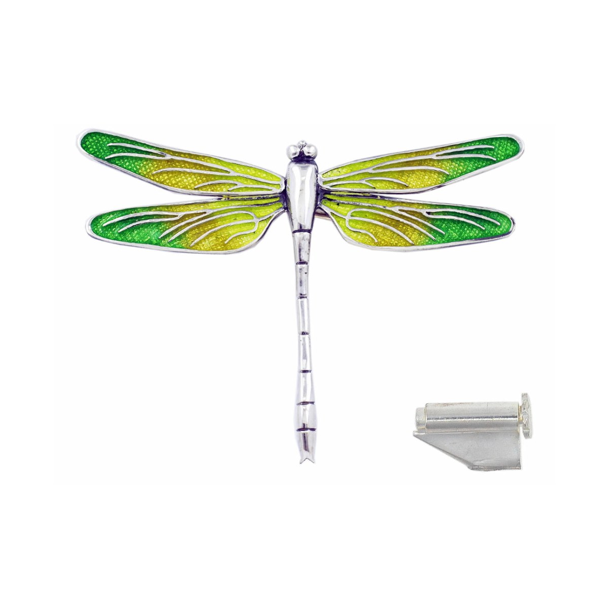 Large Green Dragonfly Brooch van Arior Barcelona