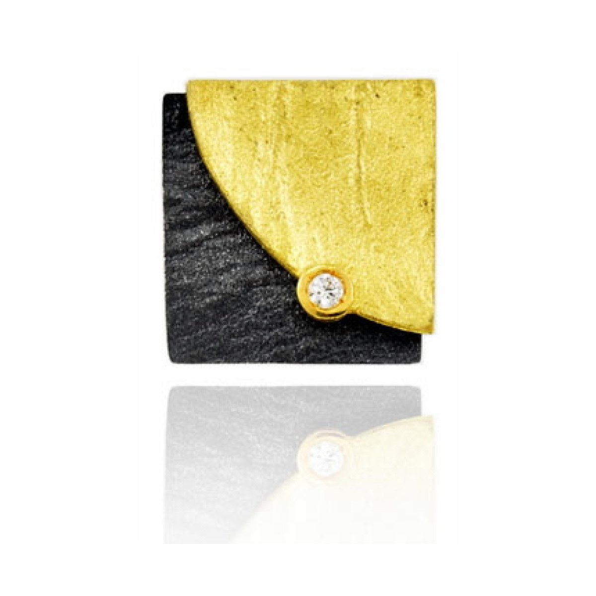DobleFulla silver&gold pendant van Arior Barcelona