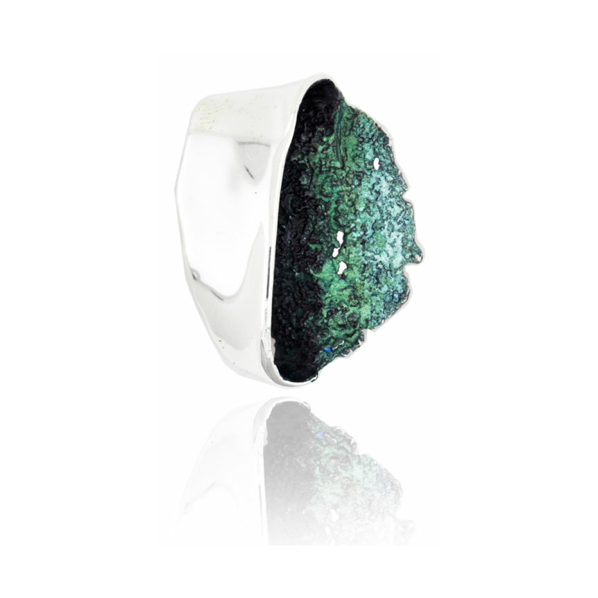 Small emerald-green Gala pendant van Arior Barcelona