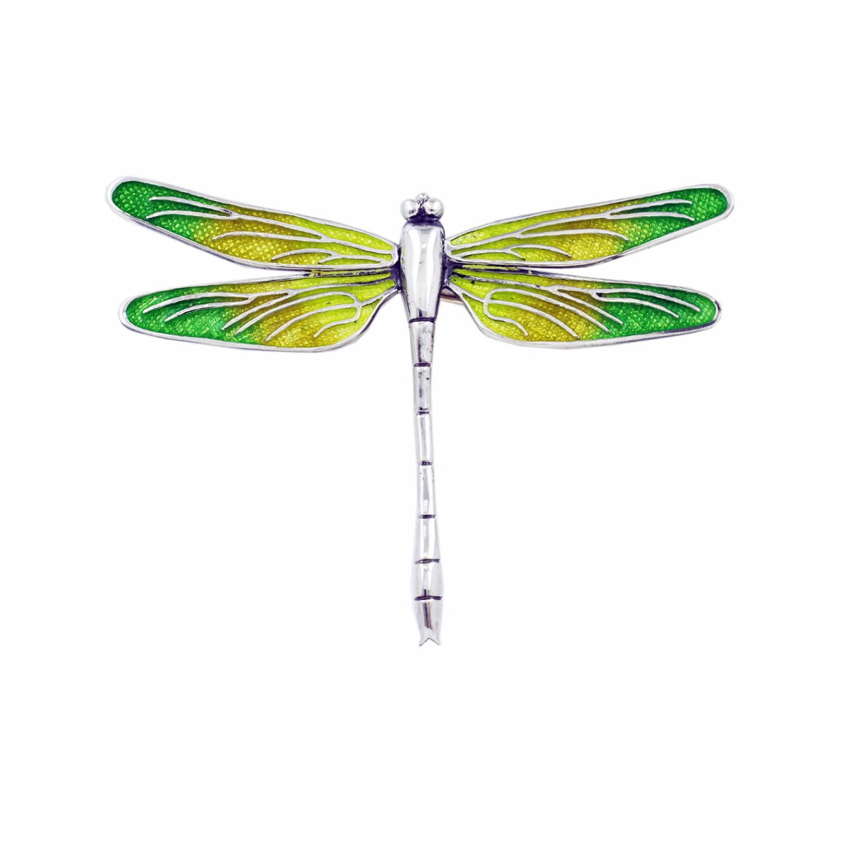 Large Green Dragonfly Brooch van Arior Barcelona