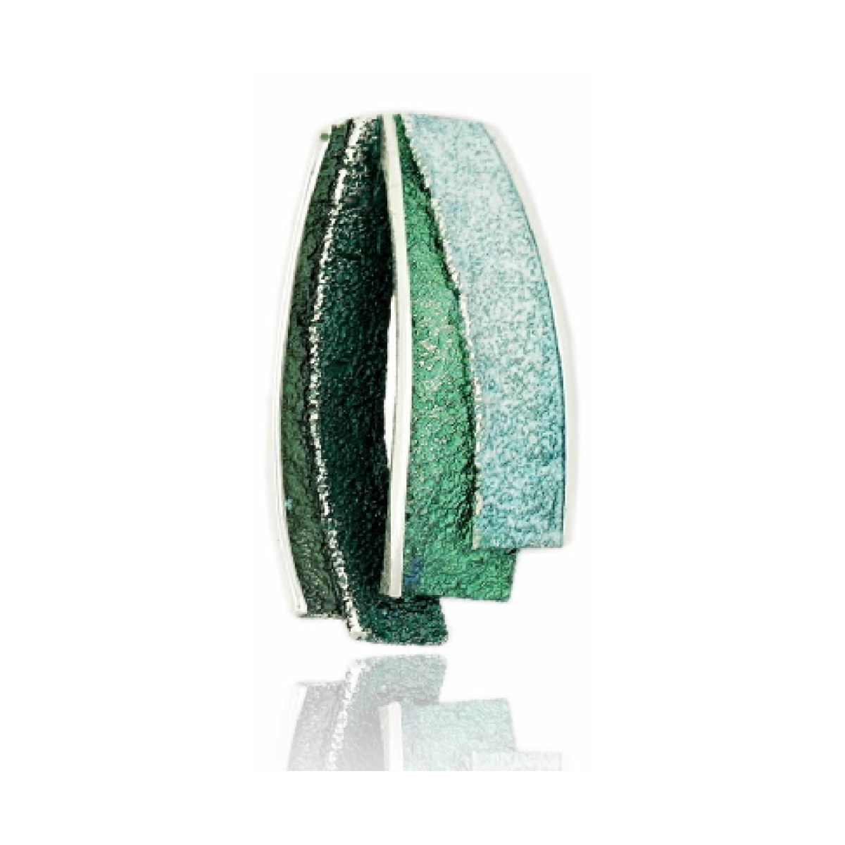 Big emerald-green Troia pendant van Arior Barcelona