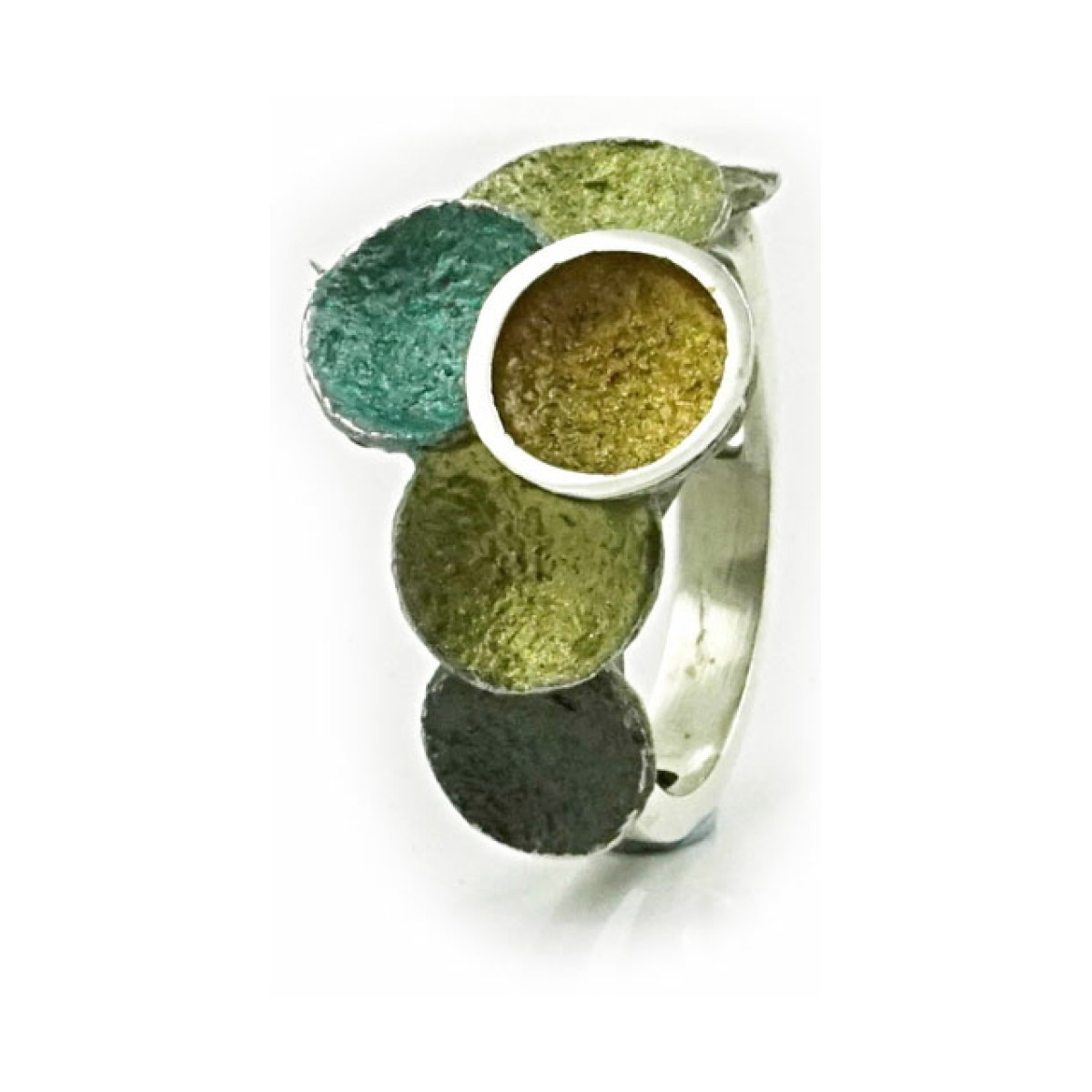 Singular green Small ring van Arior Barcelona