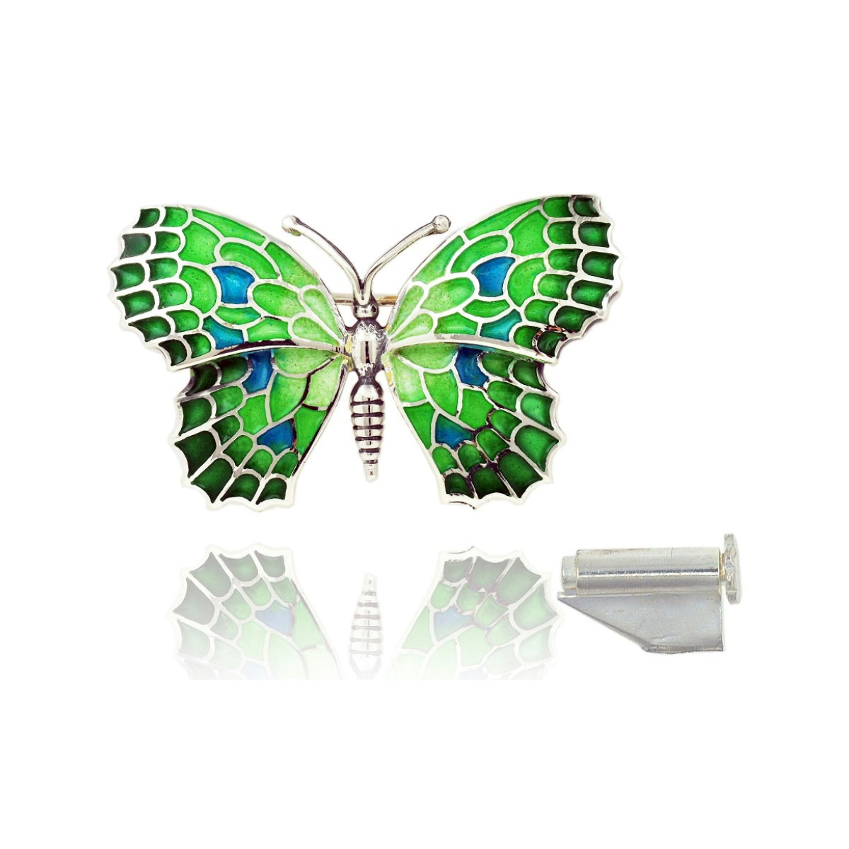 Large Green Butterfly Brooch van Arior Barcelona