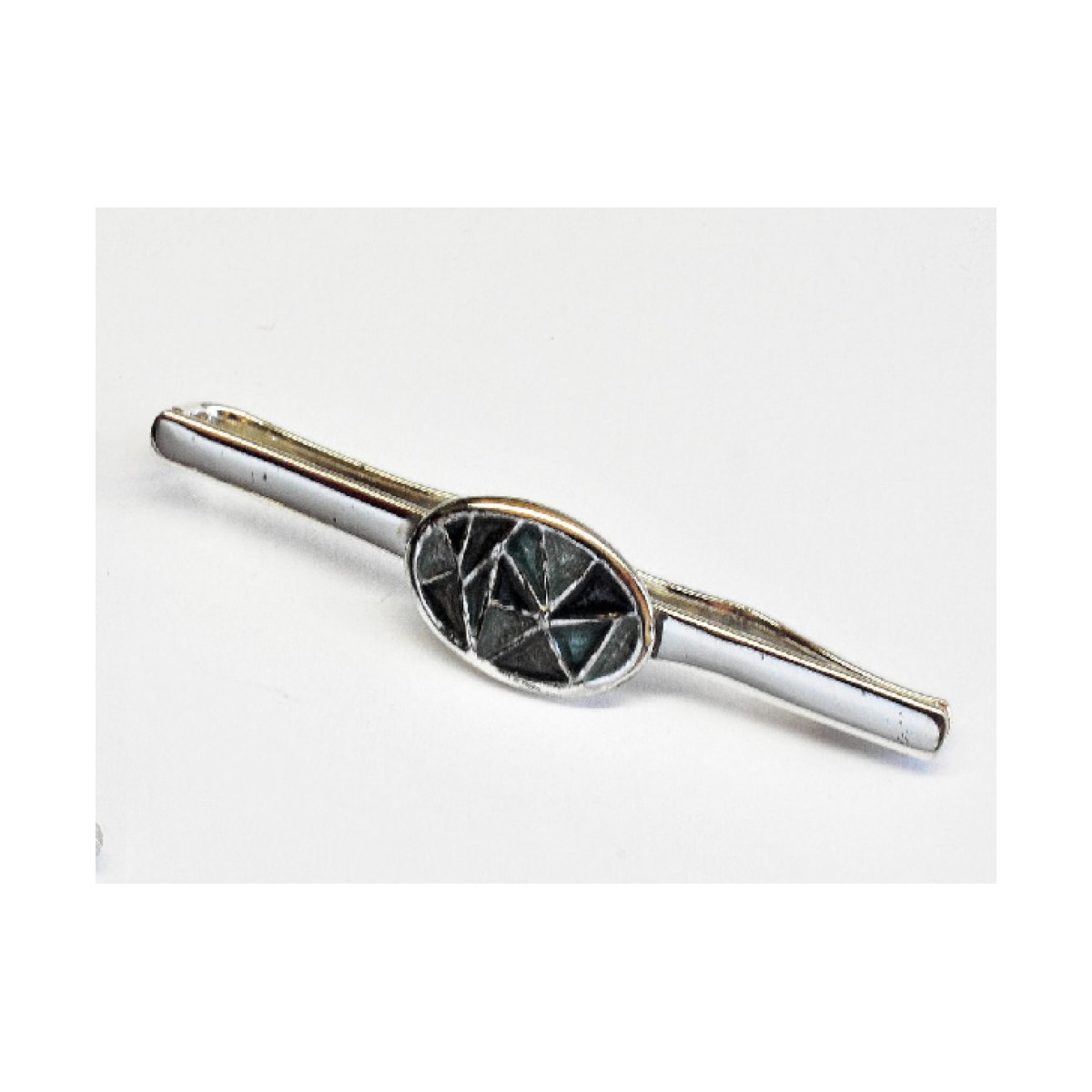 Grey Oval Gaudí Tie Pin van Arior Barcelona