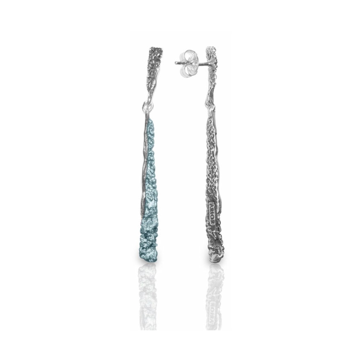 Symphony formentera blue 2 pieces earring van Arior Barcelona