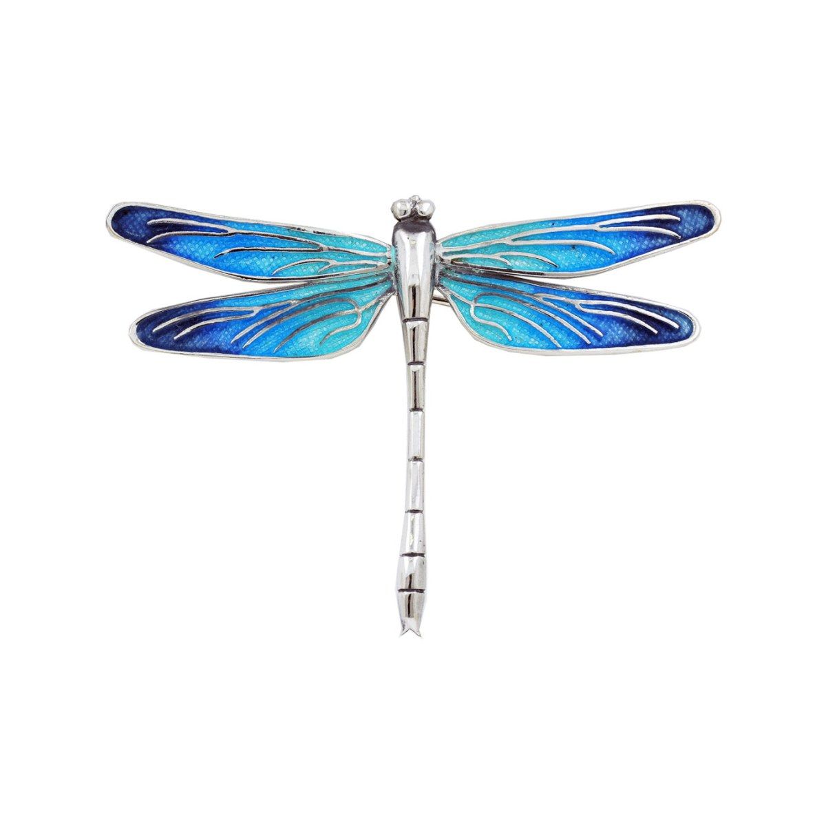 Large Blue Dragonfly Brooch van Arior Barcelona
