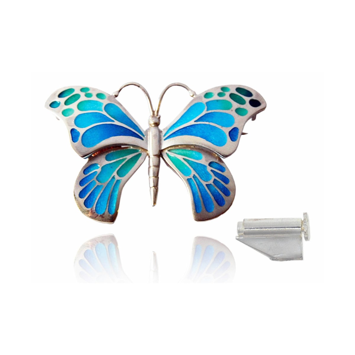 Large Sky Blue Butterfly Brooch Design 2010 van Arior Barcelona
