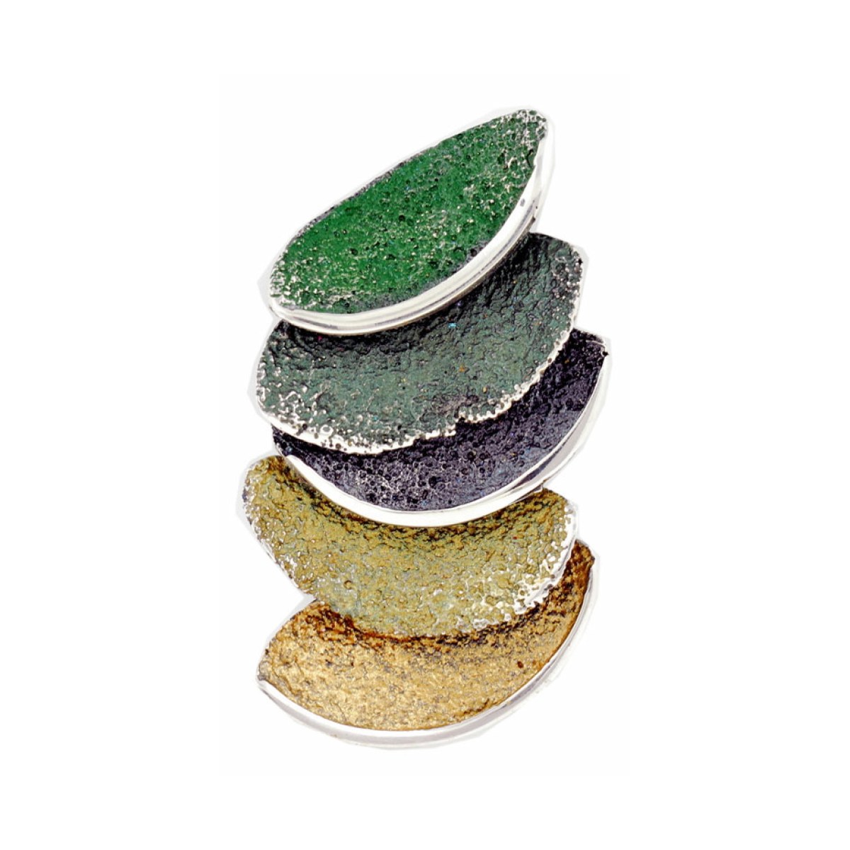 Lichen-green Smile big pendant van Arior Barcelona