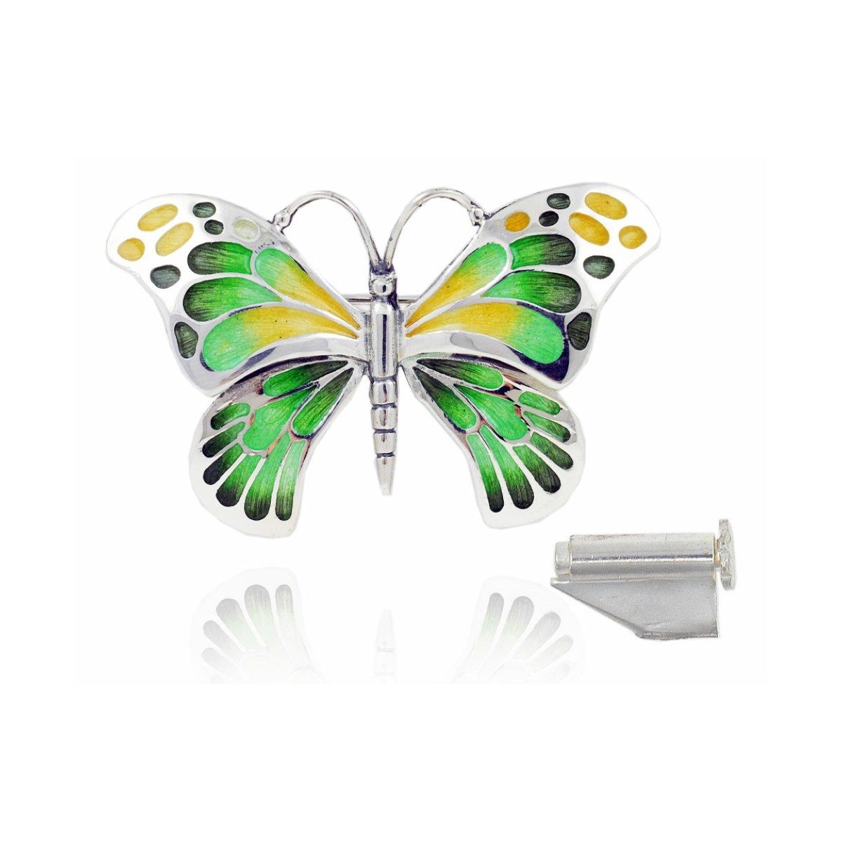 Large Green-Yellow Butterfly Brooch Design 2010 van Arior Barcelona