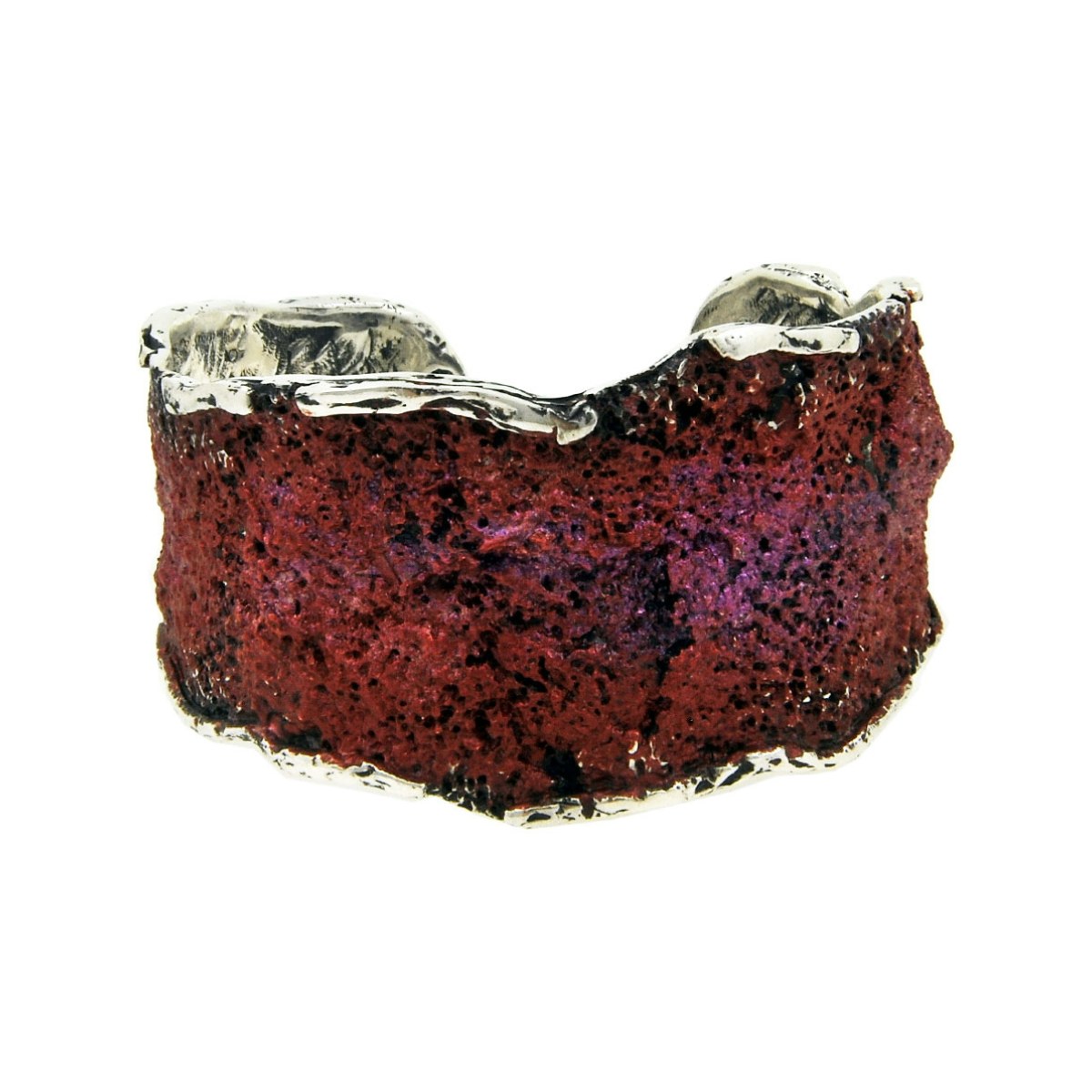 Intenzza red big bracelet van Arior Barcelona