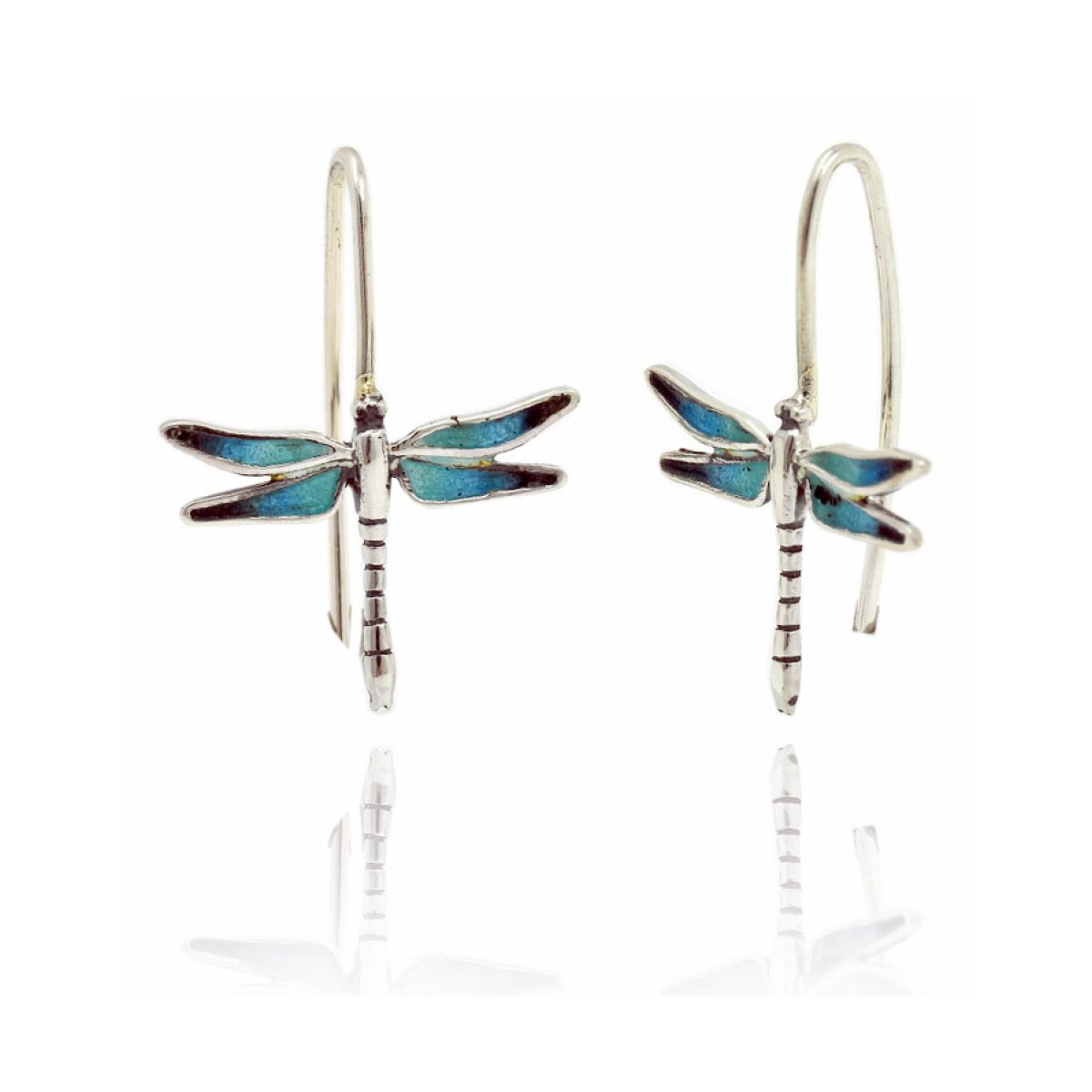 Dragonfly blue little earring van Arior Barcelona