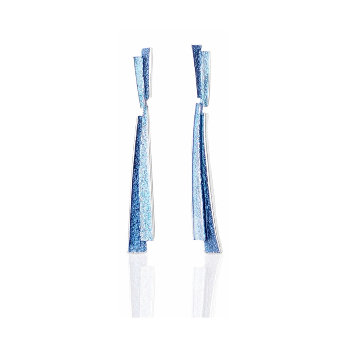 Troia formentera blue 2 pieces earrings van Arior Barcelona