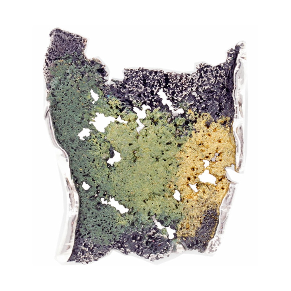 Intenzza Lichen green big pendant van Arior Barcelona