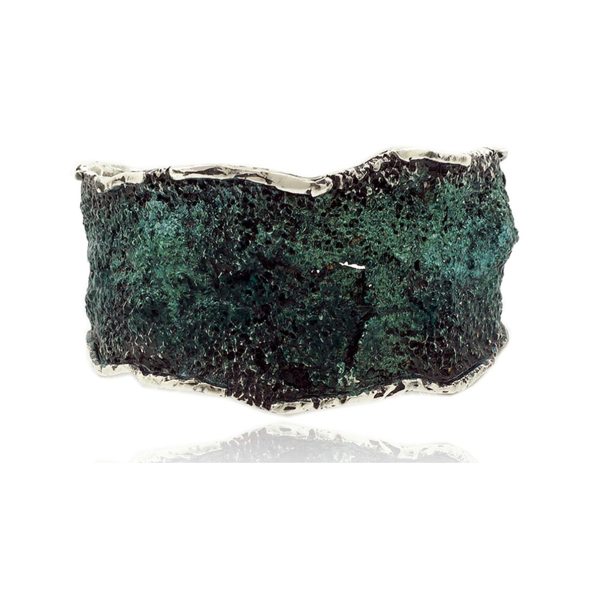 Intenzza Emerald-green big bracelet van Arior Barcelona
