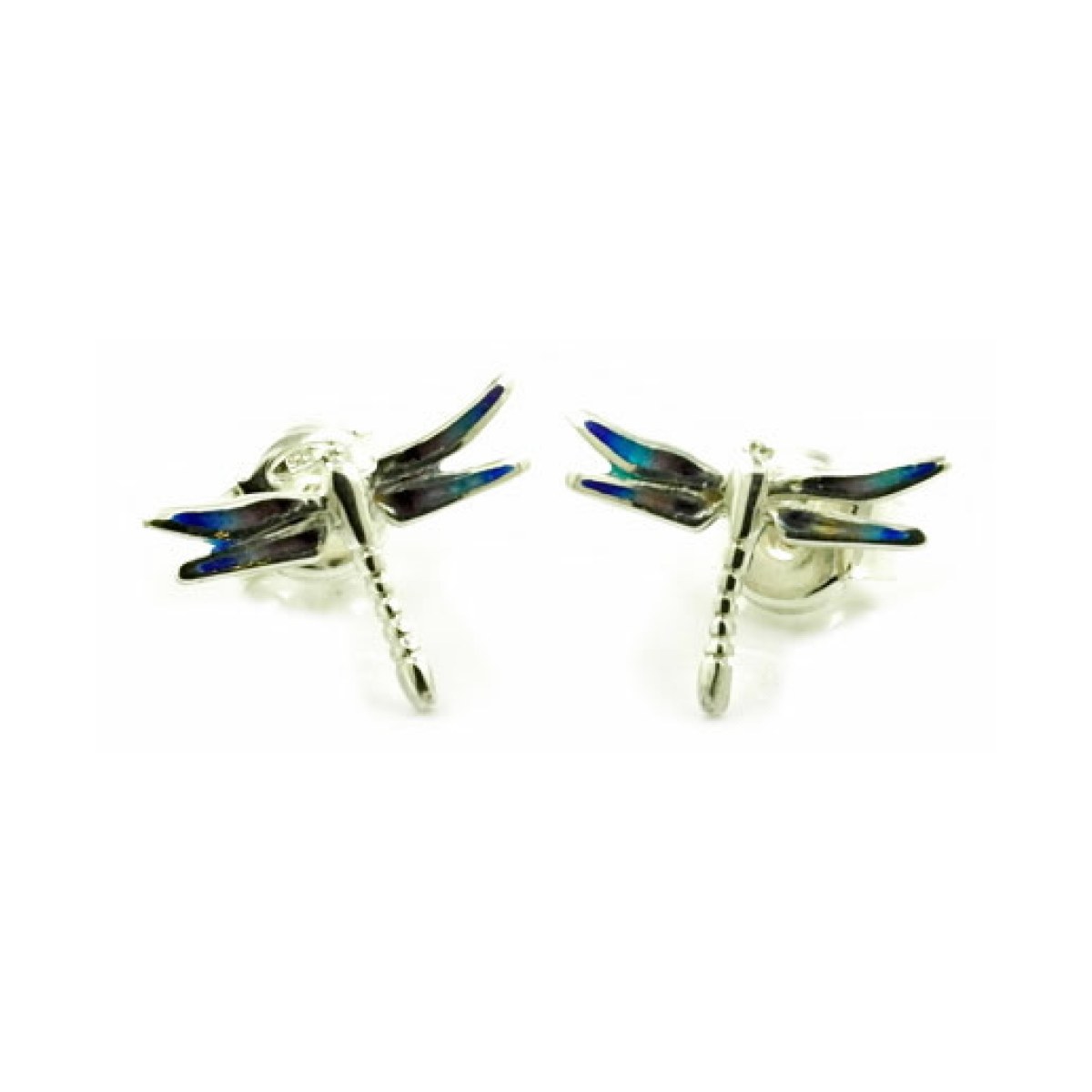 Dragonfly violet-blue Mini earrings van Arior Barcelona